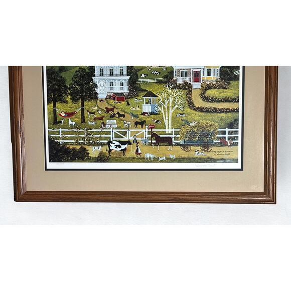 Wooster Scott “Dog Days of Summer” Signed Limited Edition 1128/1375 Framed Print - Picture 5 of 9